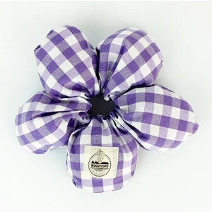 Woody Cord Scrunchies Içi Dolgulu Lastikli Büyük Boy Çiçek Model Saç Tokası