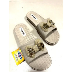 Kadın Kaymaz Tokalı Terlik Plaj Deniz Havuz Banyo Balkon Islak Zemin Günlük Terlikler