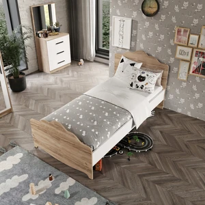 Ildır Tek Kişilik Karyola Tamamı Mdflam 90X190 Flora Beyaz