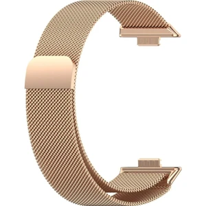 Huawei Watch  Fit 4 Pro /Fit 4/ Fit 3 Uyumlu Metal Hasır Kordon
