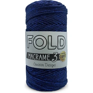 Simli Makrome Ipi No:3 Lacivert