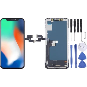 Çelik Pro iPhone X Uyumlu Ekran LCD Dokunmatik Full Incell