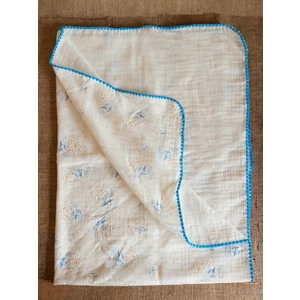 The Ruby Baby Bebeğiniz Için Hafif ve Nefes Alabilen 75X100cm Çok Amaçlı Müslin Örtü