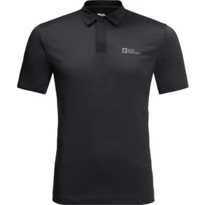 Jack Wolfskin Pack & Go Polo Erkek Polo 1808542-6000 Black