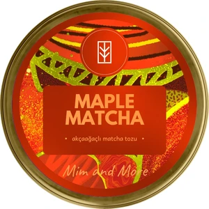 Mim and More Maple Matcha - Akçaağaç Şurubu Aromalı Matcha, 25 Gr