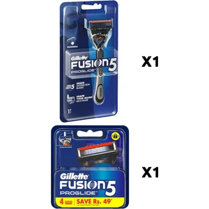 Fusion5 Proglide Yedek 4'lü Bıcak + Fusion5 Proglide Flexball 1up Makine Babalar Günü Özel Set