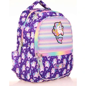 Kids Kız Çocuk Mor Unicorn Okul Sırt Çantası