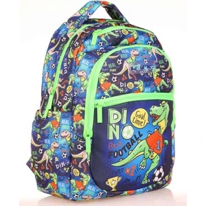 Kids Yeşil Mavi Dinazor Erkek Çocuk Okul Sırt Çantası
