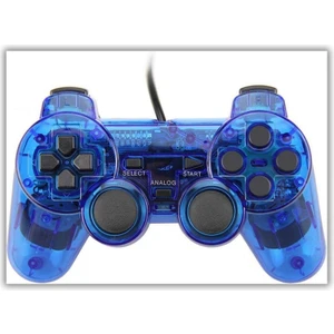 Ps2 Controller Oyun Kolu , Titreşimli Gamepad Joystick Mavi