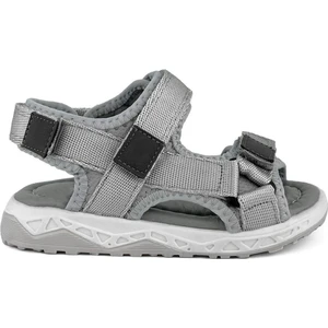 Cici Bebe Gri Erkek Çocuk Cırtlı Sandalet