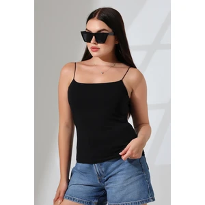 Lastik Ip Askılı Atlet 21563 Siyah