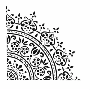 Stencil Sarayi Boyama Şablon Köşe - 5037