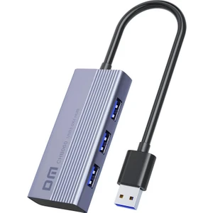 Dm CHB060 Pd Güç Destekli USB 3.0 4 Portlu Usb-A Hub Çoklayıcı Adaptör
