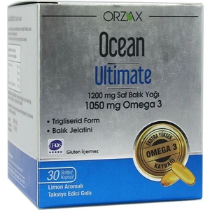 Ocean Ultimate 1200 Mg Balık Yağı 30 Kapsül