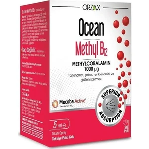 Ocean 1000 Mg Methyl Cobalamin B12 Sprey 5 ml