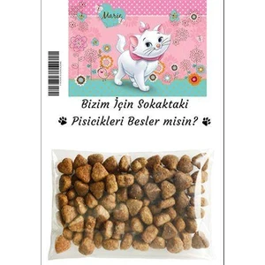Parti Dükkanım Pembe Kedi Hediyelik Kedi Maması 5 Adet