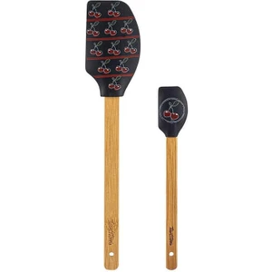 Füme Desenli 2li Silikon Spatula Seti