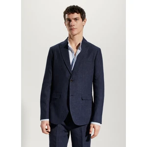 Mango Man %100 Keten Blazer Takım Elbise Ceketi