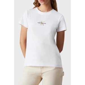 Calvin Klein Pamuklu Slim Fit T Shirt J20J223563YAF Kadın T Shirt J20J223563 Yaf