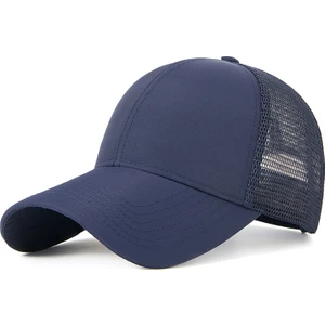 Güneş Şapkası Erkek Siperliğı Beyzbol Şapkası Çabuk Kuruyan File Şapka Balıkçılık Güneş Koruyucu Sivri Şapka (Yurt Dışından)