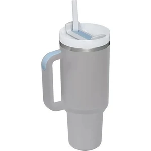 Paslanmaz Çelik 40OZ Saplı Pipetli Bardak Termos Bardak (Yurt Dışından)