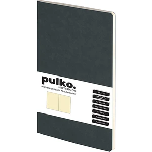 Notebook Not Defteri, (9X14CM), Terzi Dikiş, 64 Sayfa, Krem Kağıt, Düz, 030, Siyah