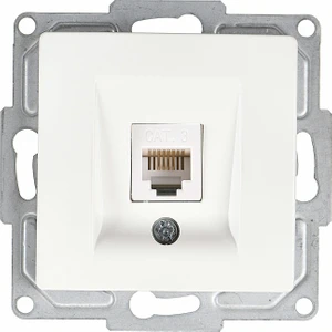 Günsan Visage Beyaz Nümeris Telefon Prizi (Cat3) Mekanizma