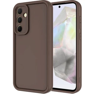 Galaxy A35 Uyumlu Css Kılıf Kamera Korumalı Zore Ananas Kapak-Kahverengi