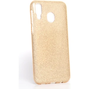Techno Guru Samsung Galaxy M20 Simli ve Parlak Şık Shining Premium Silikon Kılıf