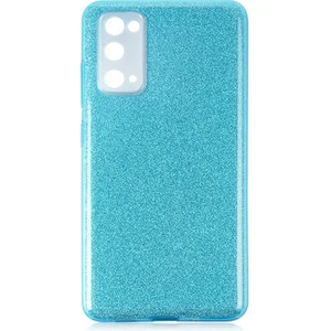 Techno Guru Samsung Galaxy S20 Fe Simli ve Parlak Şık Shining Premium Silikon Kılıf