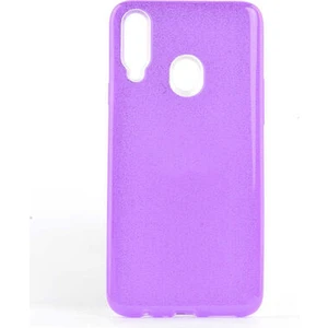 Techno Guru Samsung Galaxy A10S Simli ve Parlak Şık Shining Premium Silikon Kılıf