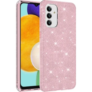 Techno Guru Samsung Galaxy A13 5g Simli ve Parlak Şık Shining Premium Silikon Kılıf
