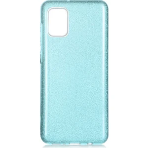 Techno Guru Samsung Galaxy A31 Simli ve Parlak Şık Shining Premium Silikon Kılıf