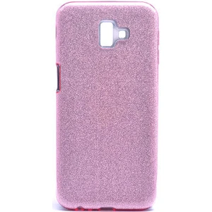 Techno Guru Samsung Galaxy J6 Plus Simli ve Parlak Şık Shining Premium Silikon Kılıf