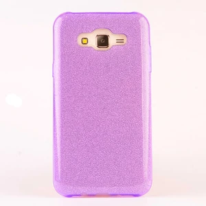 Techno Guru Samsung Galaxy J7 Simli ve Parlak Şık Shining Premium Silikon Kılıf