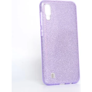 Techno Guru Samsung Galaxy M10 Simli ve Parlak Şık Shining Premium Silikon Kılıf