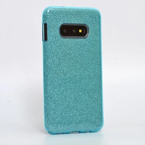 Techno Guru Samsung Galaxy S10E Simli ve Parlak Şık Shining Premium Silikon Kılıf