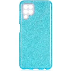 Techno Guru Samsung Galaxy A22 4g Simli ve Parlak Şık Shining Premium Silikon Kılıf