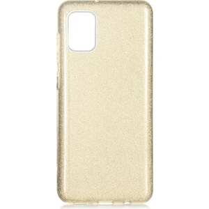 Techno Guru Samsung Galaxy A31 Simli ve Parlak Şık Shining Premium Silikon Kılıf