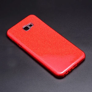 Techno Guru Samsung Galaxy J4 Plus Simli ve Parlak Şık Shining Premium Silikon Kılıf
