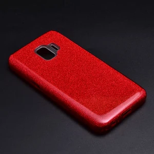 Techno Guru Samsung Galaxy J2 Core Simli ve Parlak Şık Shining Premium Silikon Kılıf