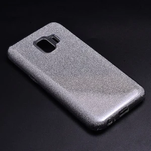 Techno Guru Samsung Galaxy J2 Core Simli ve Parlak Şık Shining Premium Silikon Kılıf