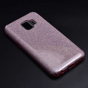 Techno Guru Samsung Galaxy J2 Core Simli ve Parlak Şık Shining Premium Silikon Kılıf