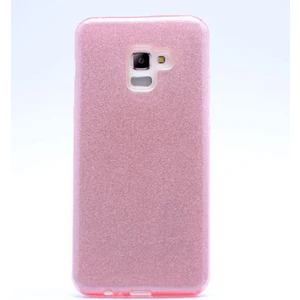 Techno Guru Samsung Galaxy A8 Plus 2018 Simli ve Parlak Şık Shining Premium Silikon Kılıf