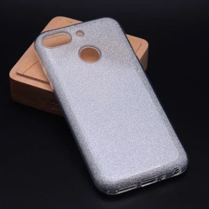 Techno Guru General Mobile Gm  8 Go Simli ve Parlak Şık Shining Premium Silikon Kılıf