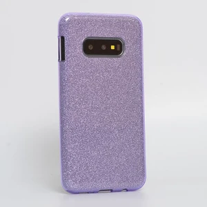 Techno Guru Samsung Galaxy S10E Simli ve Parlak Şık Shining Premium Silikon Kılıf