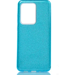 Techno Guru Samsung Galaxy S20 Ultra Simli ve Parlak Şık Shining Premium Silikon Kılıf
