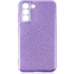 Techno Guru Samsung Galaxy S21 Fe Simli ve Parlak Şık Shining Premium Silikon Kılıf