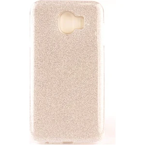 Techno Guru Samsung Galaxy J4 Simli ve Parlak Şık Shining Premium Silikon Kılıf