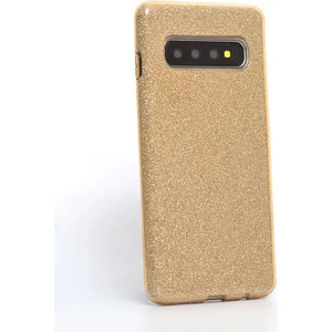Techno Guru Samsung Galaxy S10 Simli ve Parlak Şık Shining Premium Silikon Kılıf